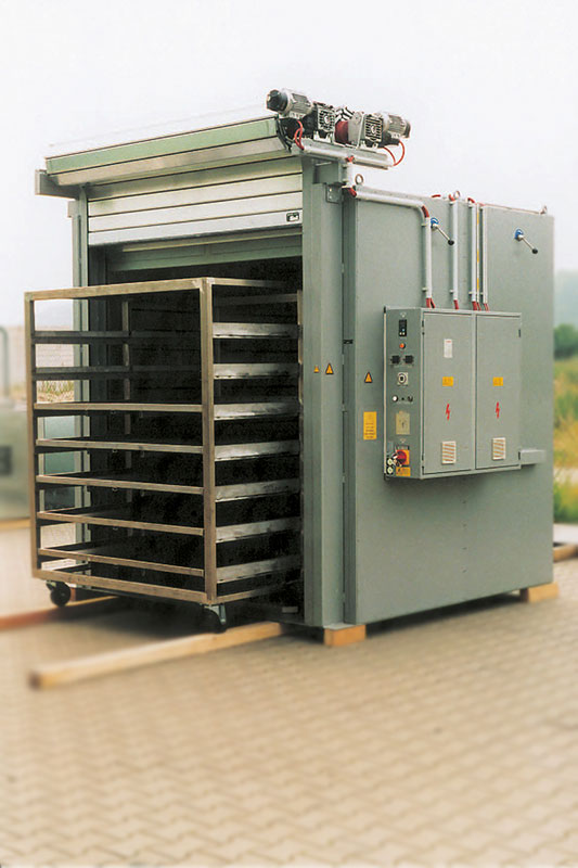 Ovens with Sliding, Lifting and Hinged gates/doors Ihne & Tesch GmbH